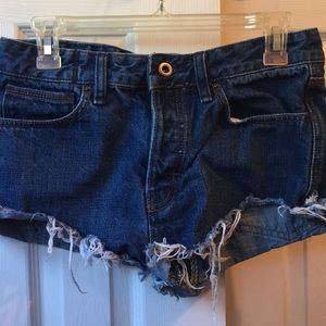 Denim shorts